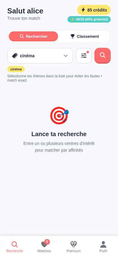 Recherche par thème